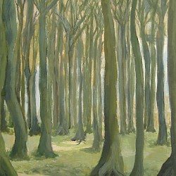 Im Geisterwald, Acryl, 2006