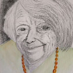 gegen dasVergessen, Stift auf Leinwand, 2025