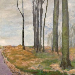 Geisterwald, Acryl, 40x90, 2006