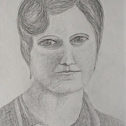 Lucie 1937, Bleistift 2025